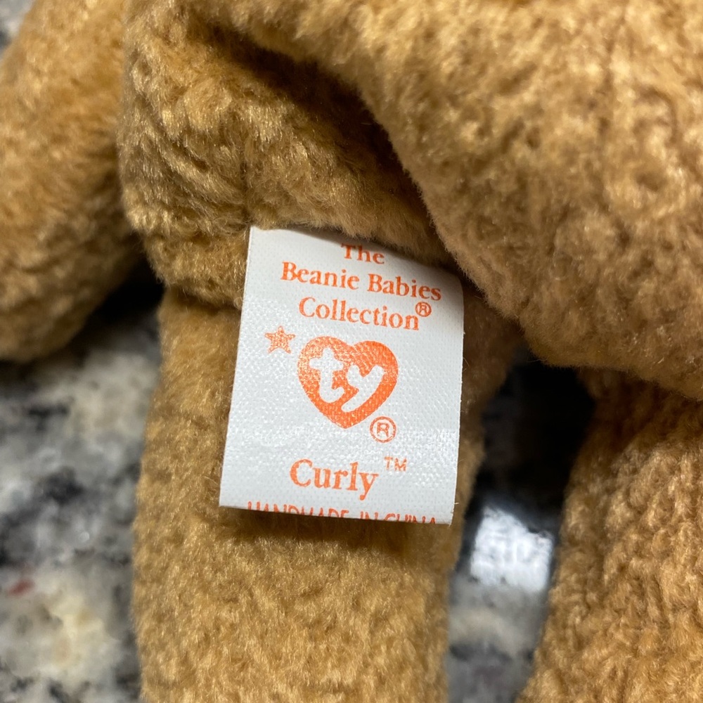 Beanie Baby - Brown Curly Bear WITH ERRORS Very Nice Looking! - Picture 4 of 7